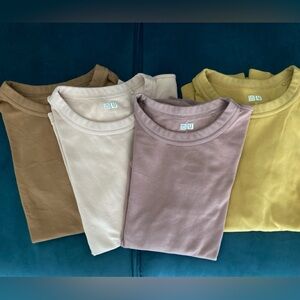 Bundle of 4 Uniqlo Cotton Tees